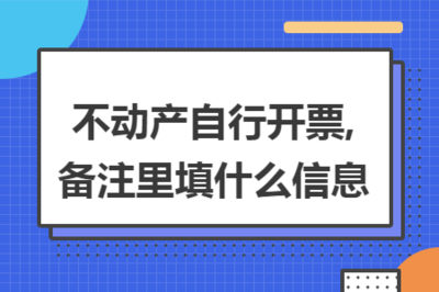 不動(dòng)產(chǎn)自行開(kāi)票中勞務(wù)服務(wù)備注信息的填寫(xiě)指南